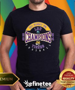 Awesome LSU Tigers Football 2024 Reliaquest Bowl Champions T-Shirt