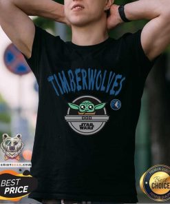Awesome Minnesota Timberwolves Star Wars The Child T-Shirt