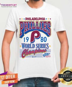 Awesome Philadelphia Phillies 1980 World Series Champions T-Shirt