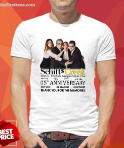 Awesome Schitt Creek 05th Anniversary For The Memories T-Shirt