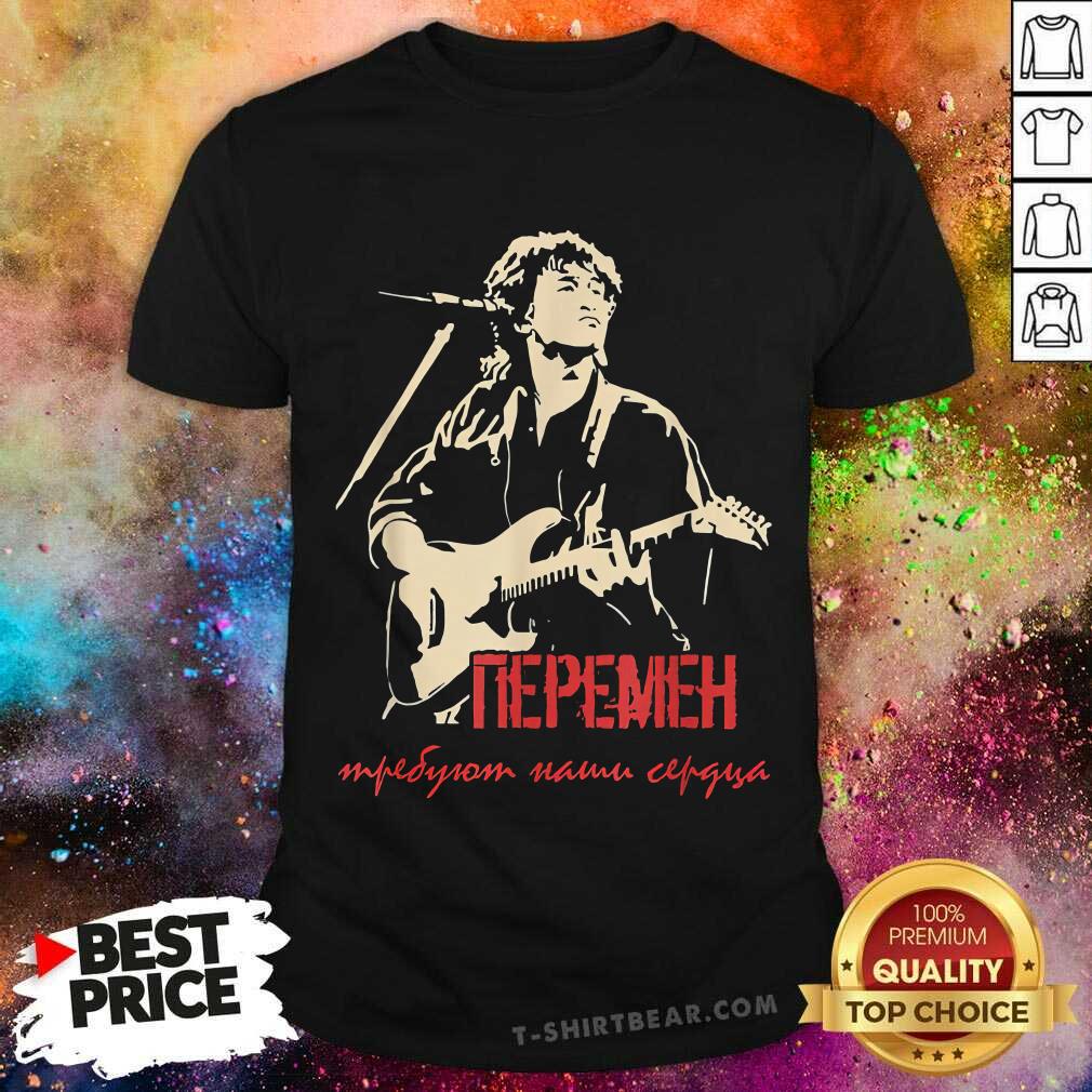 Shirt Awesome Viktor Tsoi Rock Musician Russia Cinema Ussr T-Shirt