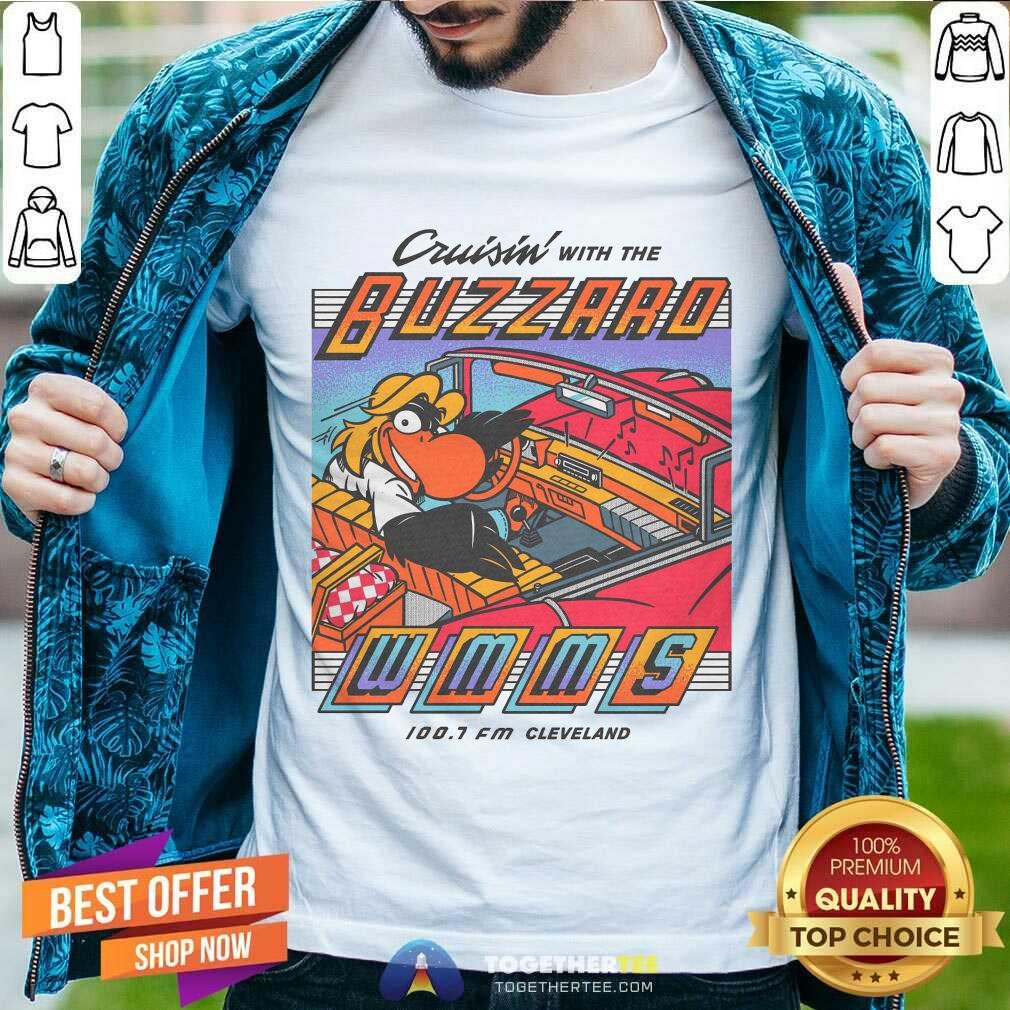 Shirt Awesome WMMS Cruisin With The Buzzard 100.7 Cleaveland T-Shirt