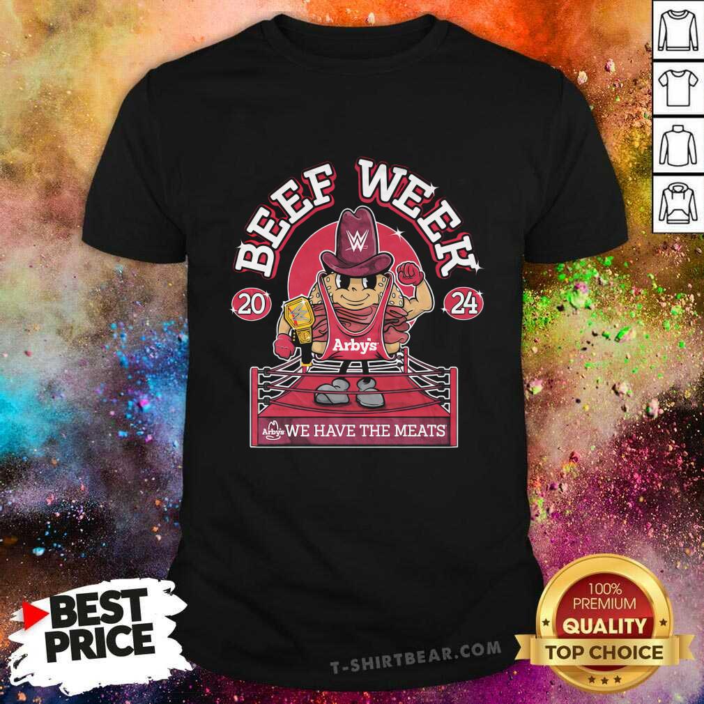 Shirt Awesome WWE X Arby’s Beef Week 2024 T-Shirt