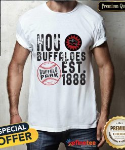 Good Houston Buffaloes Est 1888 Buffalo Park T-Shirt