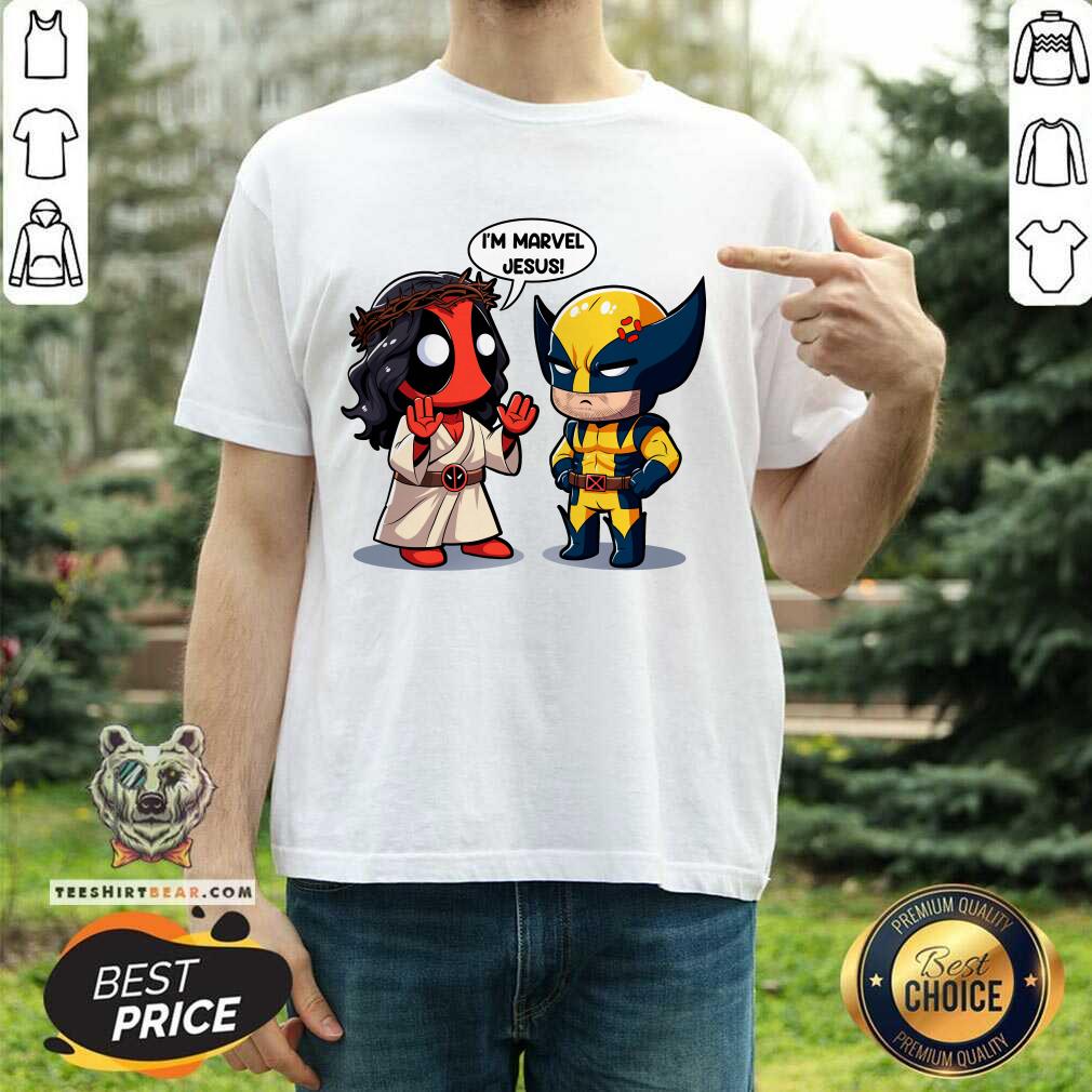 Shirt Good I'm Marvel Jesus Deadpool And Wolverine Cartoon T-Shirt