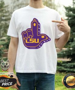 Good LSU Tigers Baseball Foam Finger T-Shirt