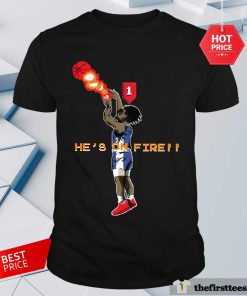 Good Philadelphia 76ers Fans He's On Fire T-Shirt