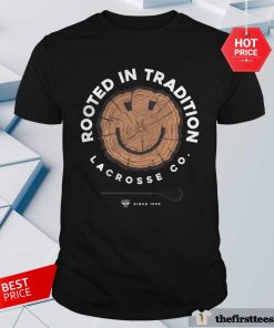 Good Rooted In Tradition Lacrosse Tree Rings T-Shirt