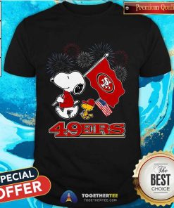 Good San Francisco 49ers Happy 4th Of July Independence Day T-Shirt