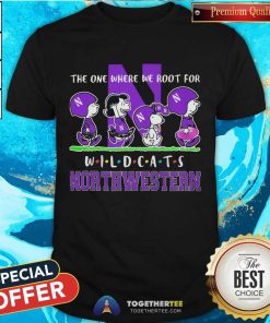 Good Snoopy Peanuts We Root For Northwestern Wildcats T-Shirt