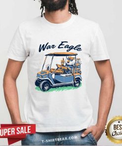 Good War Eagle Aubie Golf Cart T-Shirt