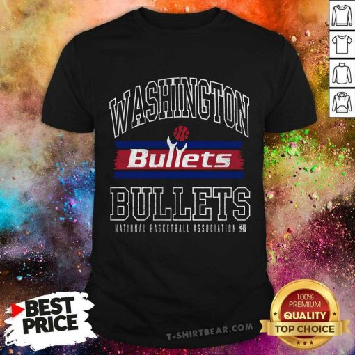 Good Washington Bullets National Basketball Association Classic T-Shirt