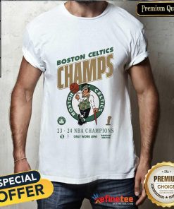 Great Boston Celtics 2024 NBA Finals Champions Celebration Roster T-Shirt