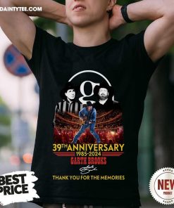 Great Garth Brooks 39th Anniversary 1985-2024 For The Memories T-Shirt