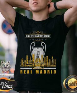 Great King Of Champions League Real Madird 15 2023-2024 3D T-Shirt