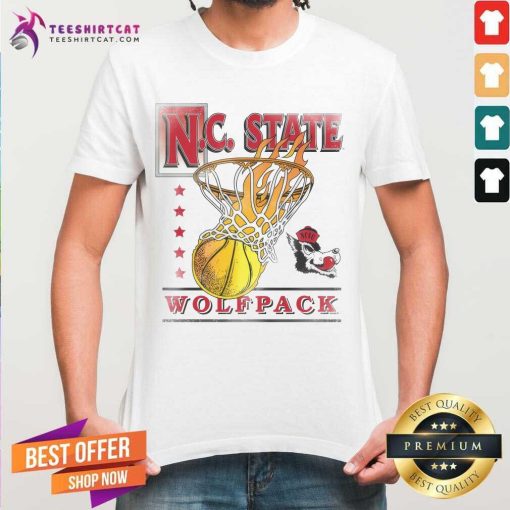 Great NC State Hoops Wolfpack T-Shirt