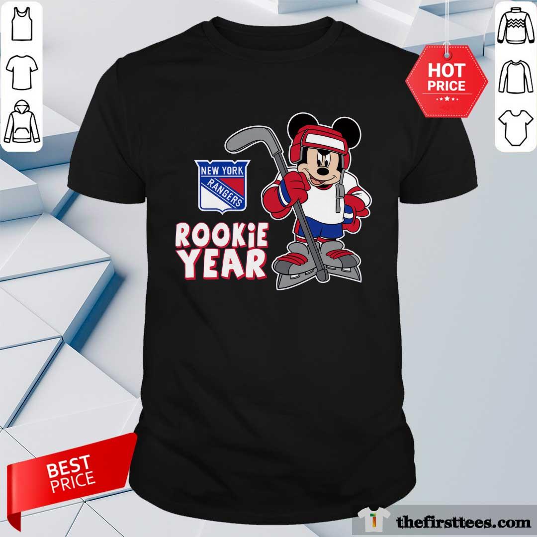 Shirt Great New York Rangers Mickey Disney Rookie Year T-Shirt