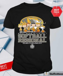 Great Peanuts 2024 NCAA Softball Regional Missouri Tigers T-Shirt