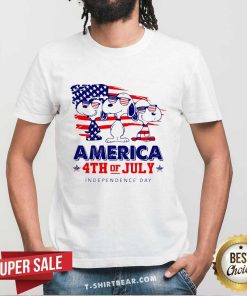 Great Snoopy America 4th of July Independence Day T-Shirt