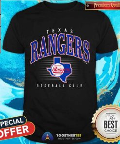 Great Texas Rangers Cooperstown Baseball Club T-Shirt