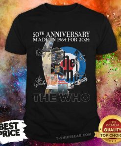 Great The Who 60th Anniversary Made In 1964 For 2024 T-Shirt