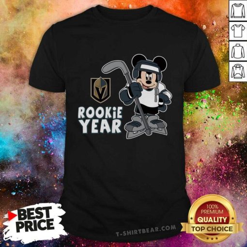 Great Vegas Golden Knights Mickey Disney Rookie Year T-Shirt