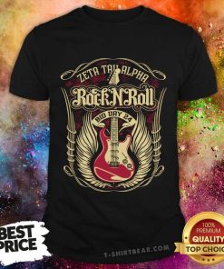Great Zeta Tau Alpha Rock-N-Roll Sorority Bid Day T-Shirt