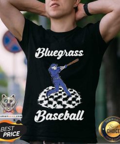 Happy Skeleton Bluegrass Baseball T-Shirt