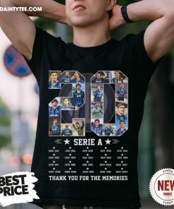 Nice 20 Serie A Inter Milan Thank You For The Memories T-Shirt