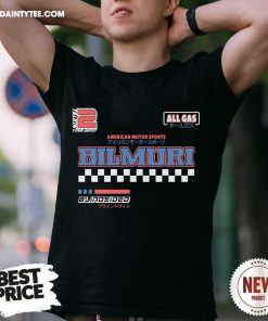 Nice American Motor Sports Bilmuri All Gas T-Shirt
