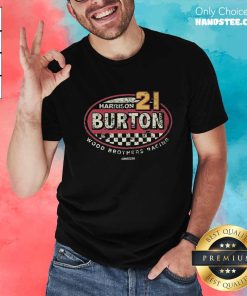 Nice Checkered Flag Harrison Burton T-Shirt