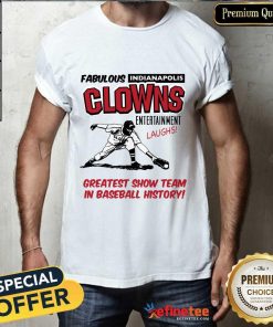 Nice Fabulous Indianapolis Clowns Entertainment Laughs Baseball T-Shirt
