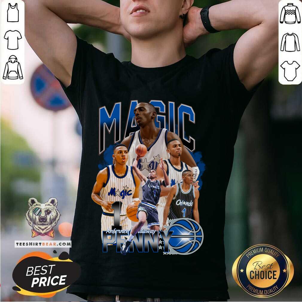 Shirt Nice HWC Orlando Magic Penny Hardaway Bling T-Shirt