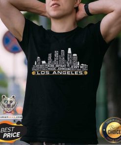 Nice Los Angeles Lakers Basketball Magic Johnson Jerry West T-Shirt