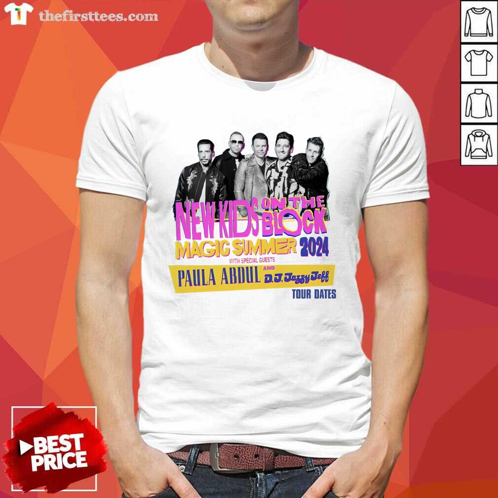Shirt Nice New Kids On The Block Magic Summer Tour 2024 Dates T-Shirt