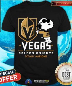 Nice NHL Team Vegas Golden Knights Totally Snoopy T-Shirt