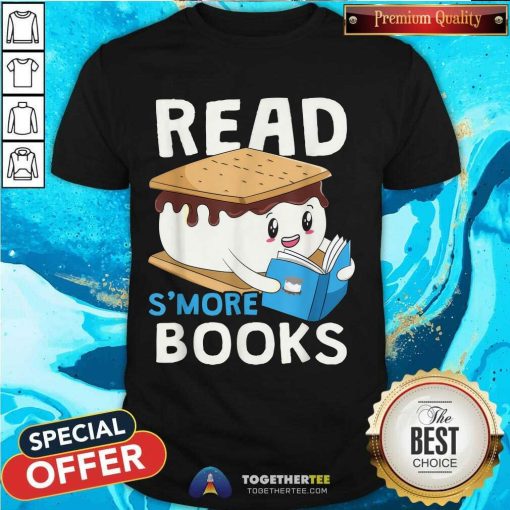 Nice Read S’more Books Boy Cute Librarian Smores T-Shirt