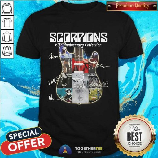 Nice Scorpions 60th Anniversary Collection Best Albums Rock T-Shirt