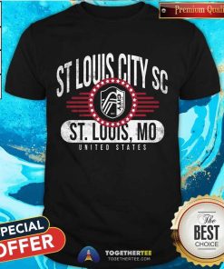 Nice St. Louis City SC Badge Of Honor T-Shirt