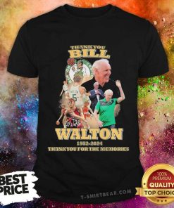 Nice Thank You Bill Walton 1952-2024 Thank You For The Memories T-Shirt