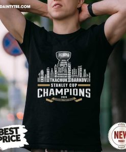 Official 2024 Stanley Cup Florida Panthers Champions Florida’s Skyline T-Shirt