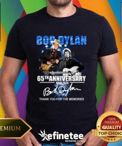 Official Bob Dylan 65th Anniversary 1959-2024 For The Memories T-Shirt