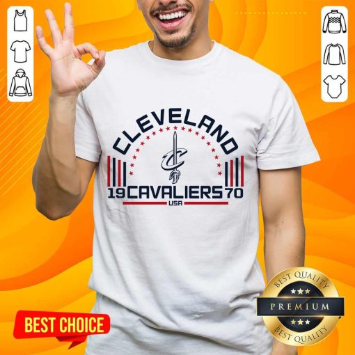Official Cleveland Cavaliers Fanatics Team Freedom T-Shirt