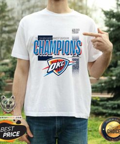 Official Oklahoma City Thunder 2024 Northwest Division Champions T-Shirt
