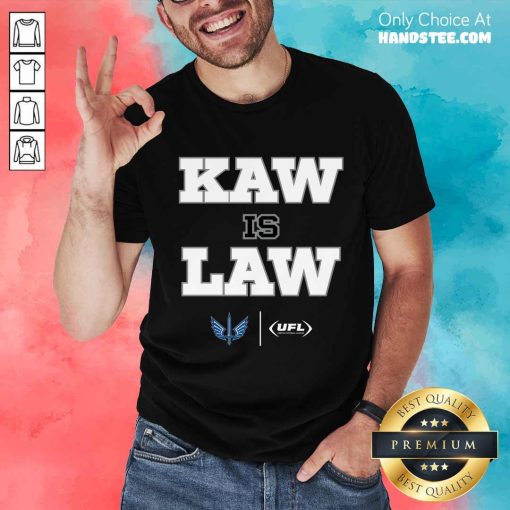 Official St. Louis Battlehawks Kaw Is The Law T-Shirt