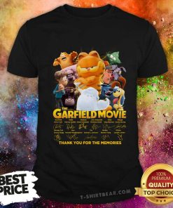 Official The Garfield Movie For The Memories T-Shirt