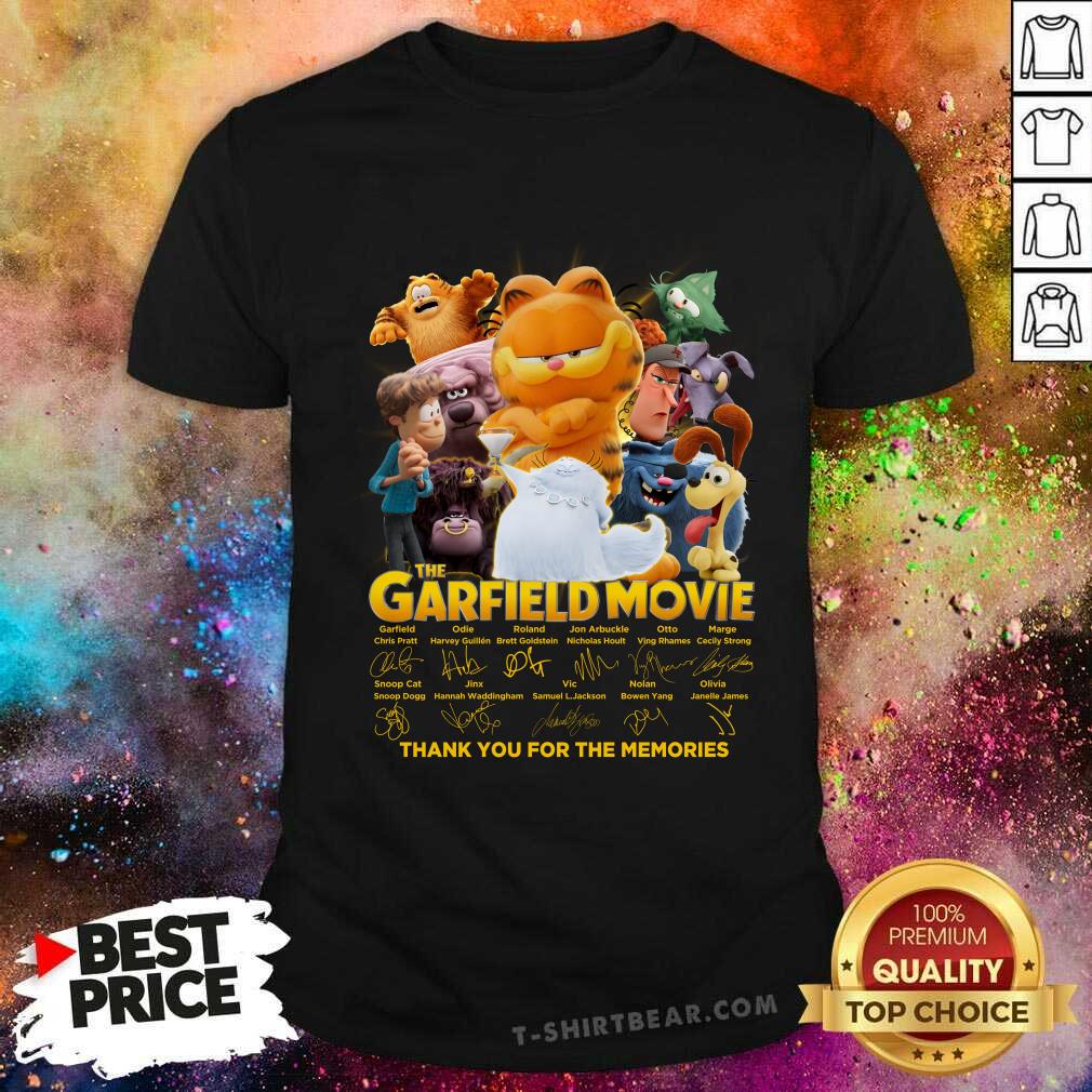 Shirt Official The Garfield Movie For The Memories T-Shirt