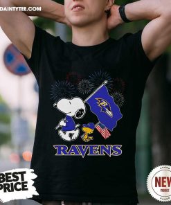 Original Baltimore Ravens Happy 4th Of July Independence Day T-Shirt