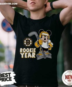 Original Boston Bruins Mickey Disney Rookie Year T-Shirt