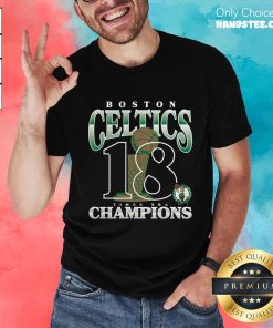 Original Boston Celtics 18-Time NBA Finals Champions T-Shirt